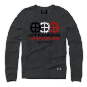 European Brotherhood - Identity, tradition, revolution sweatshirt, harmaa